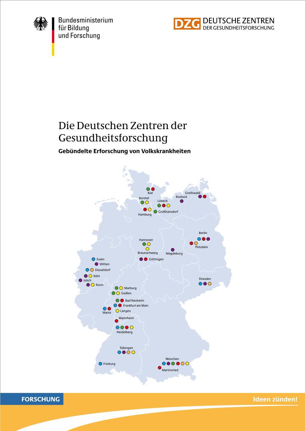 Die Deutschen Zentren Der Gesundheitsforschung Gebündelte Erforschung Von Volkskrankheiten Impressum