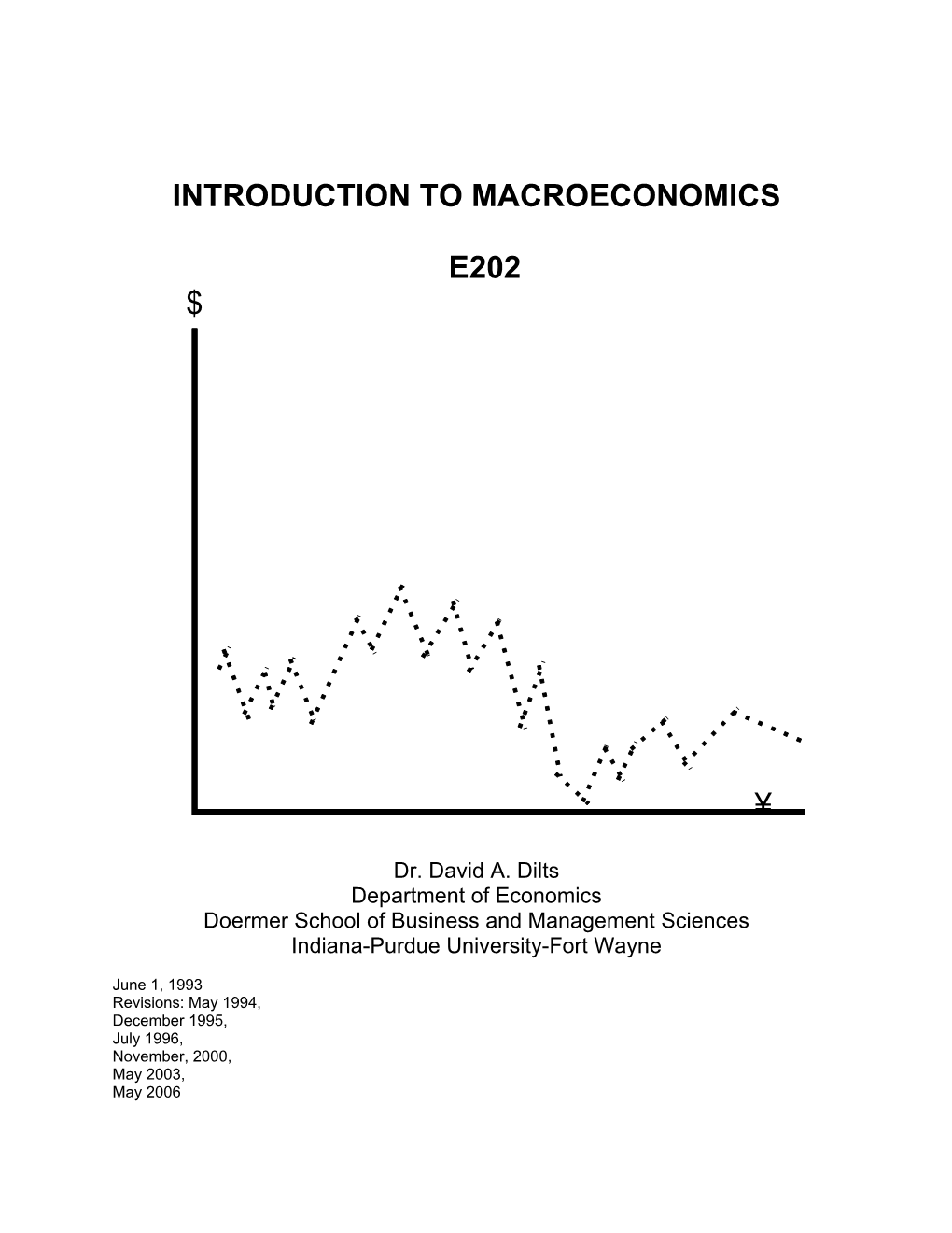 Introduction to Macroeconomics E202