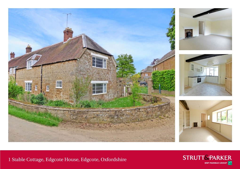 1 Stable Cottage, Edgcote House, Edgcote, Oxfordshire 1 Stable Cottage, Edgcote Bedroom 2 with Built in Wardrobe
