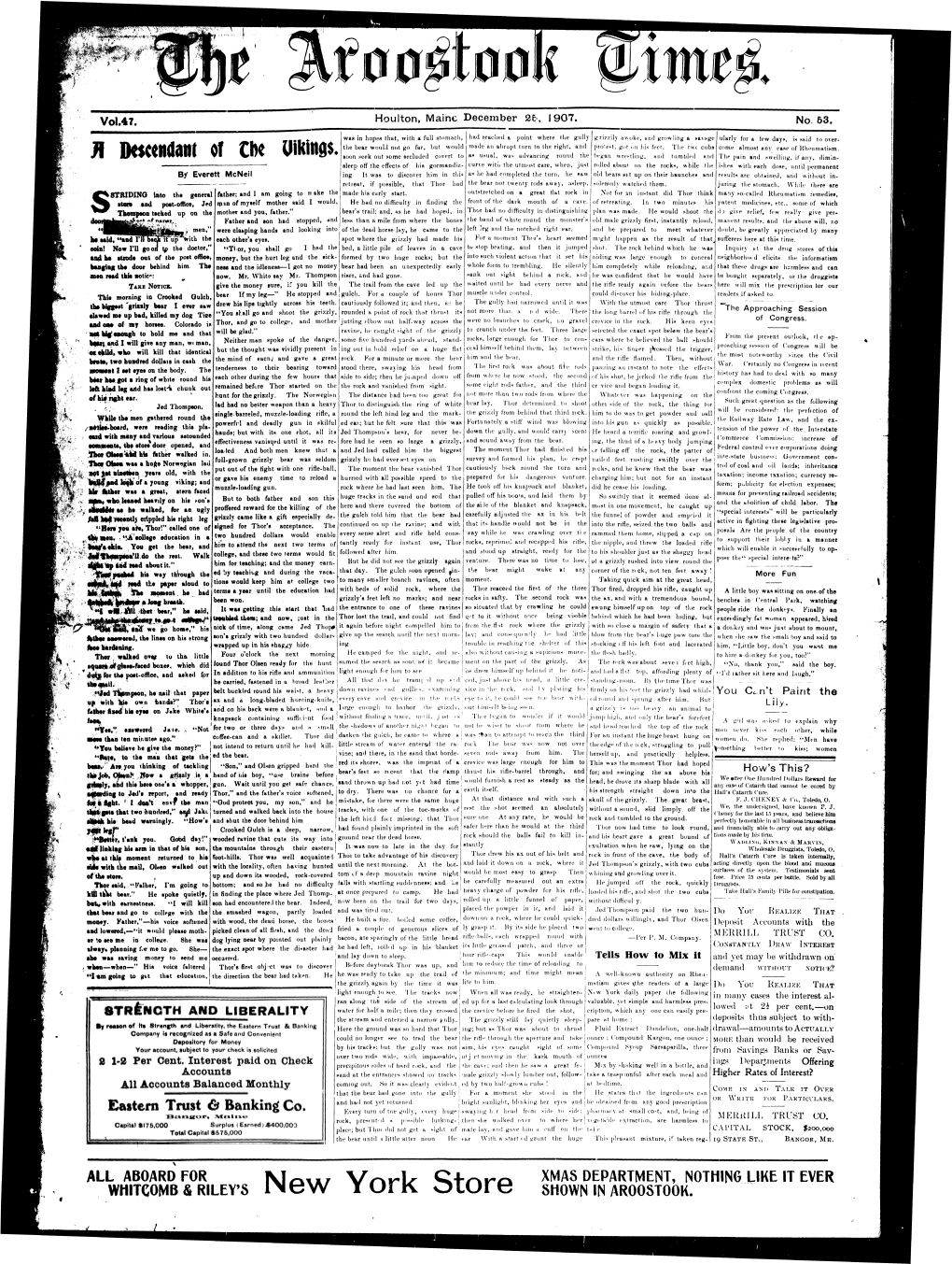 The Aroostook Times, December 25, 1907