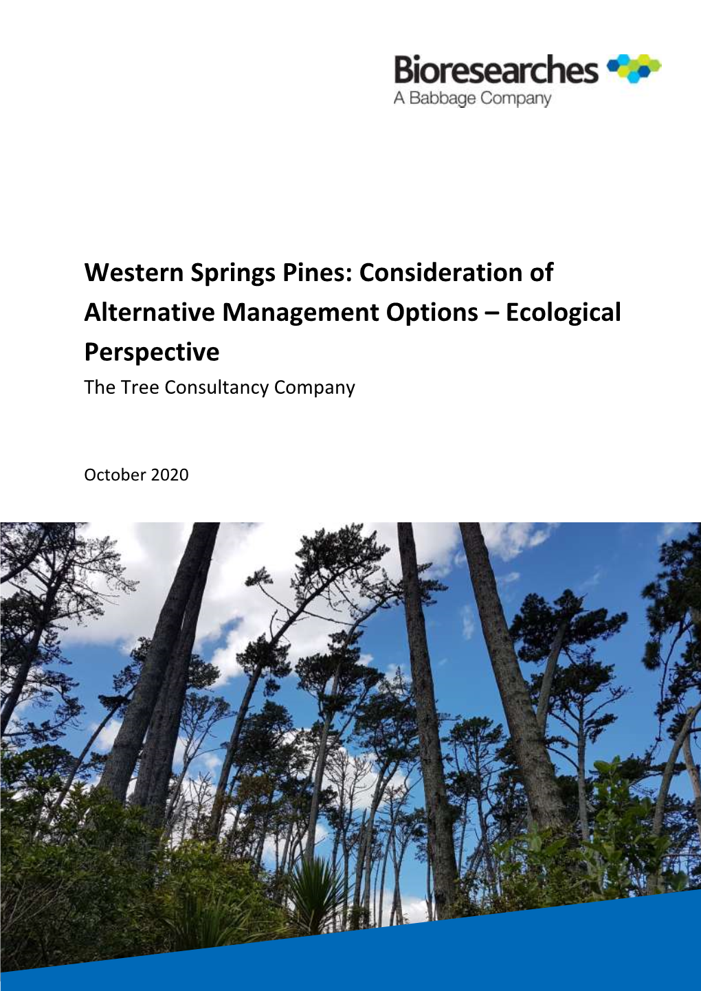 Western Springs Pines Ecological Alternatives