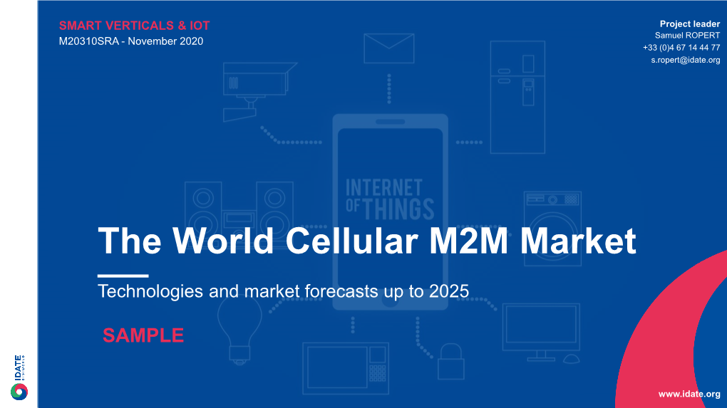 The World Cellular M2M Market Technologies and Market Forecasts up to 2025