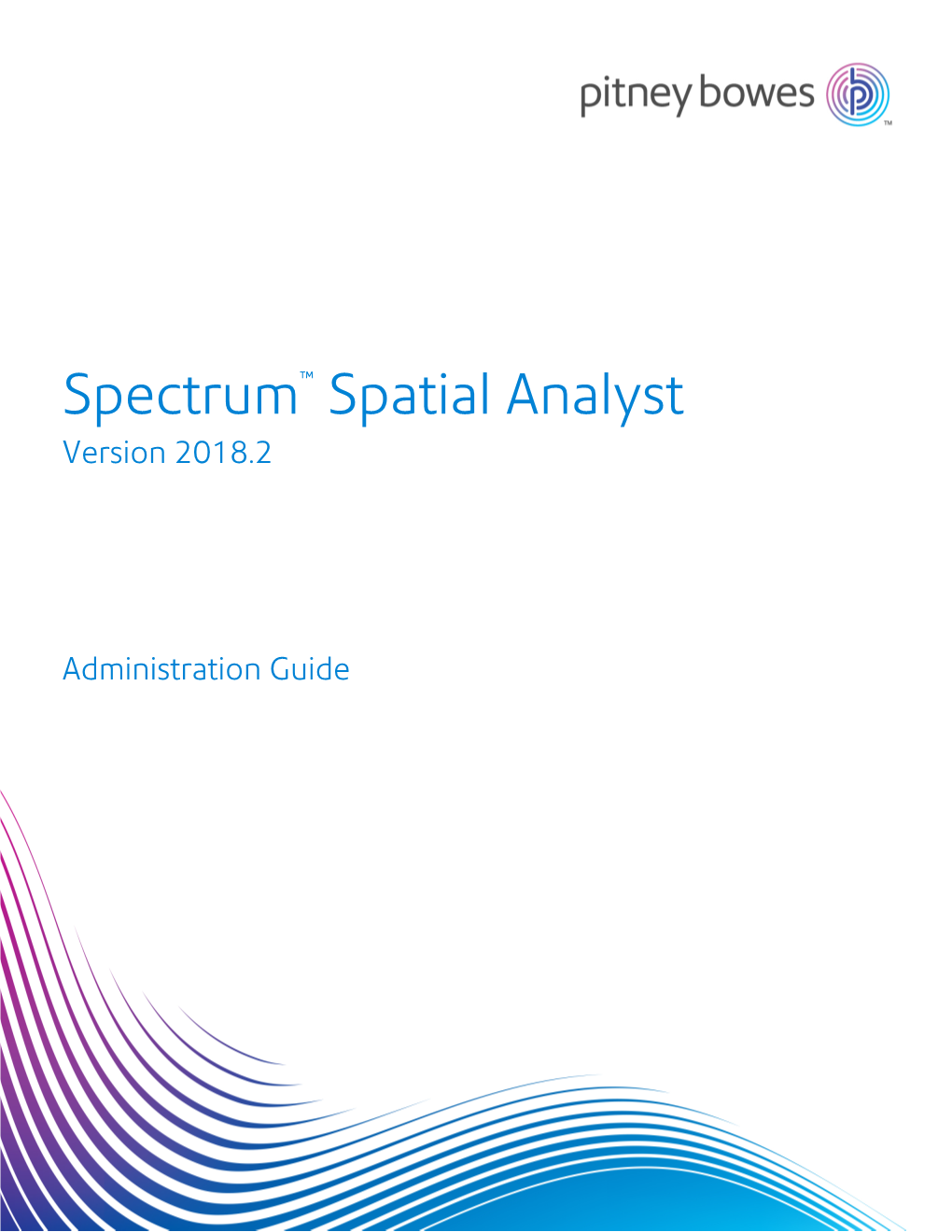 Spectrum Spatial Analyst Administration Guide
