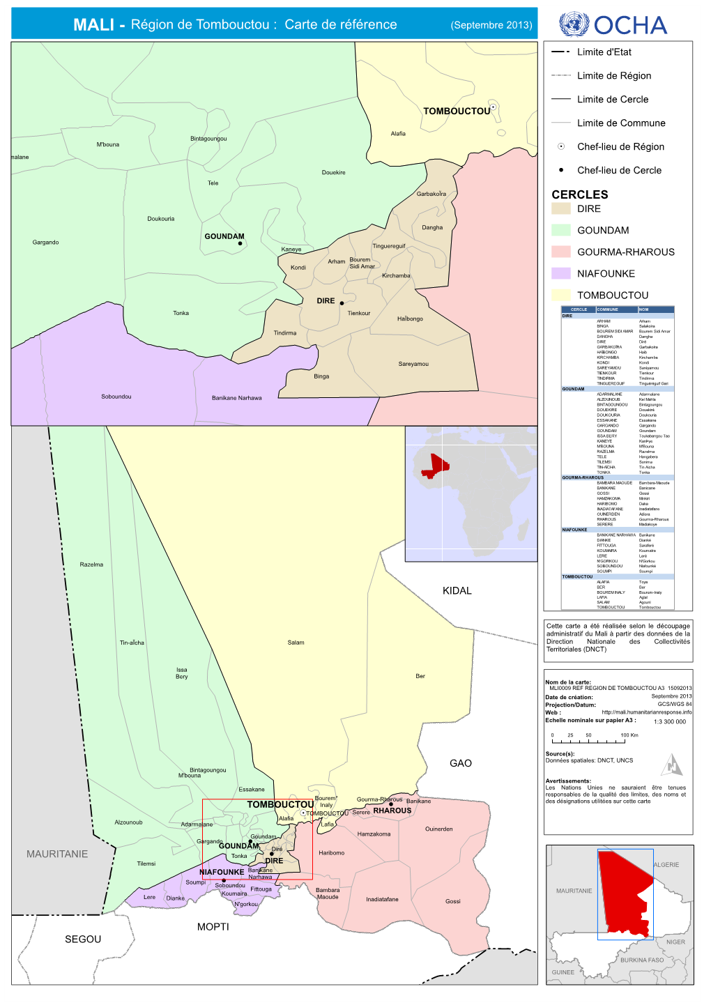 Mli0009 Ref Region De Tombouctou A3 15092013
