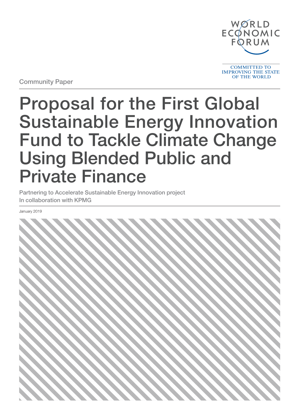 Proposal for the First Global Sustainable Energy