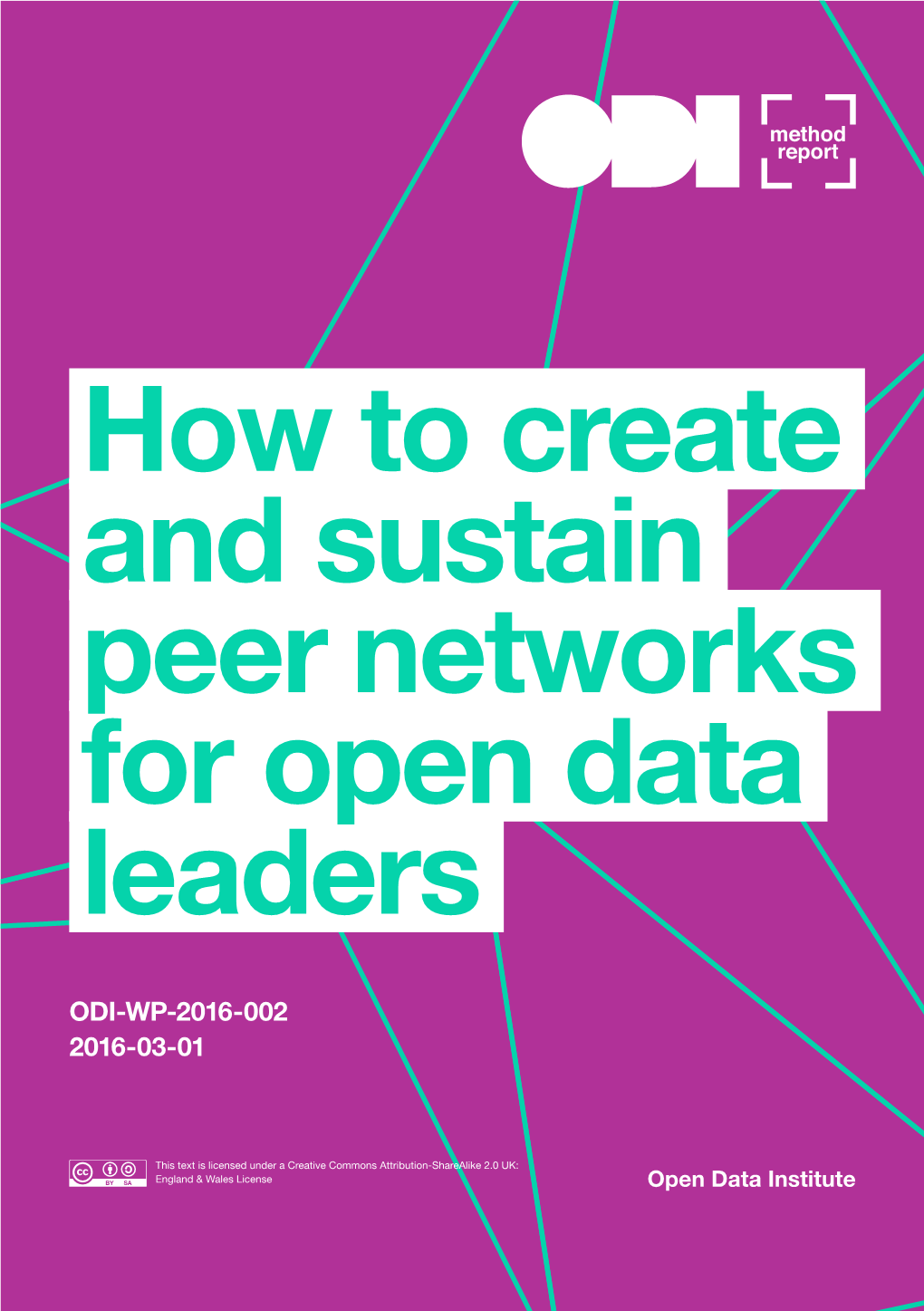 How to Create and Sustain Peer Networks for Open Data Leaders