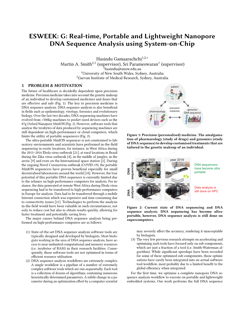 Real-Time, Portable and Lightweight Nanopore DNA Sequence Analysis Using System-On-Chip