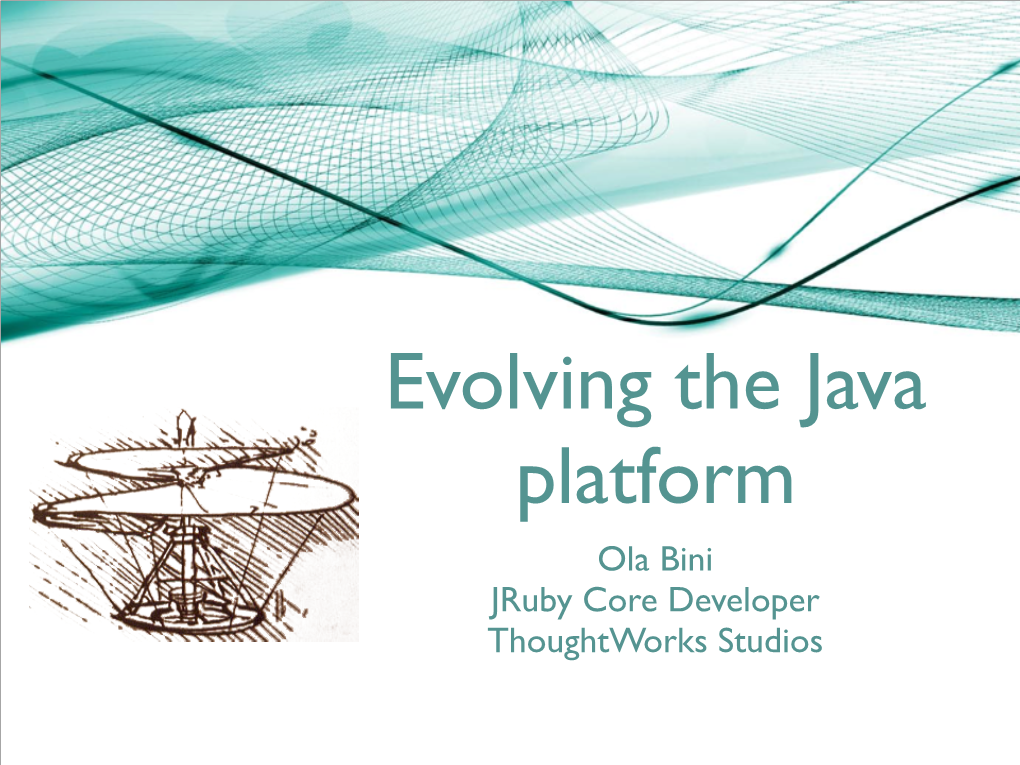 Evolving the Java Platform