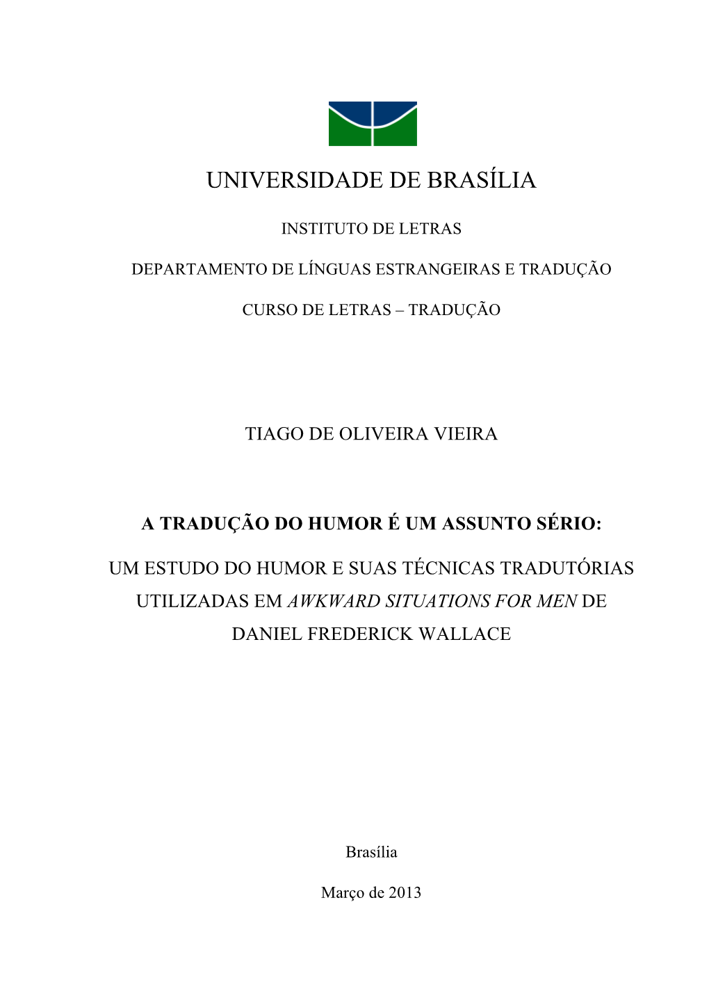 Universidade De Brasília