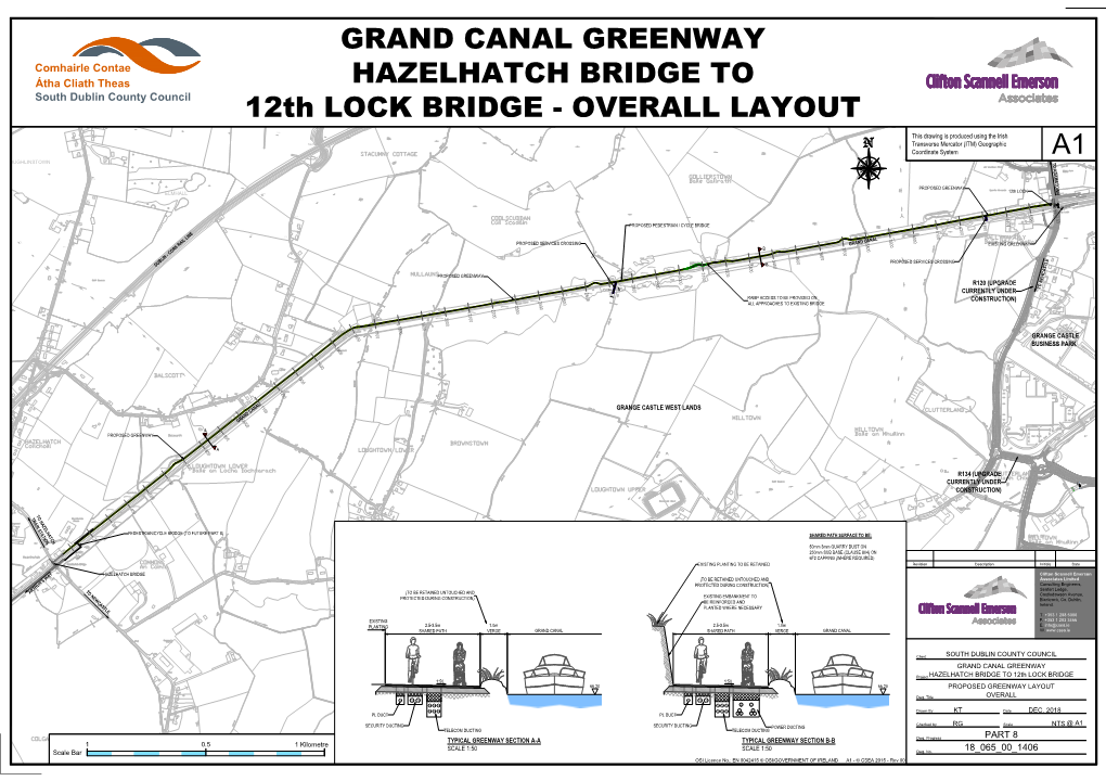 A1 GRAND CANAL GREENWAY HAZELHATCH BRIDGE to 12Th