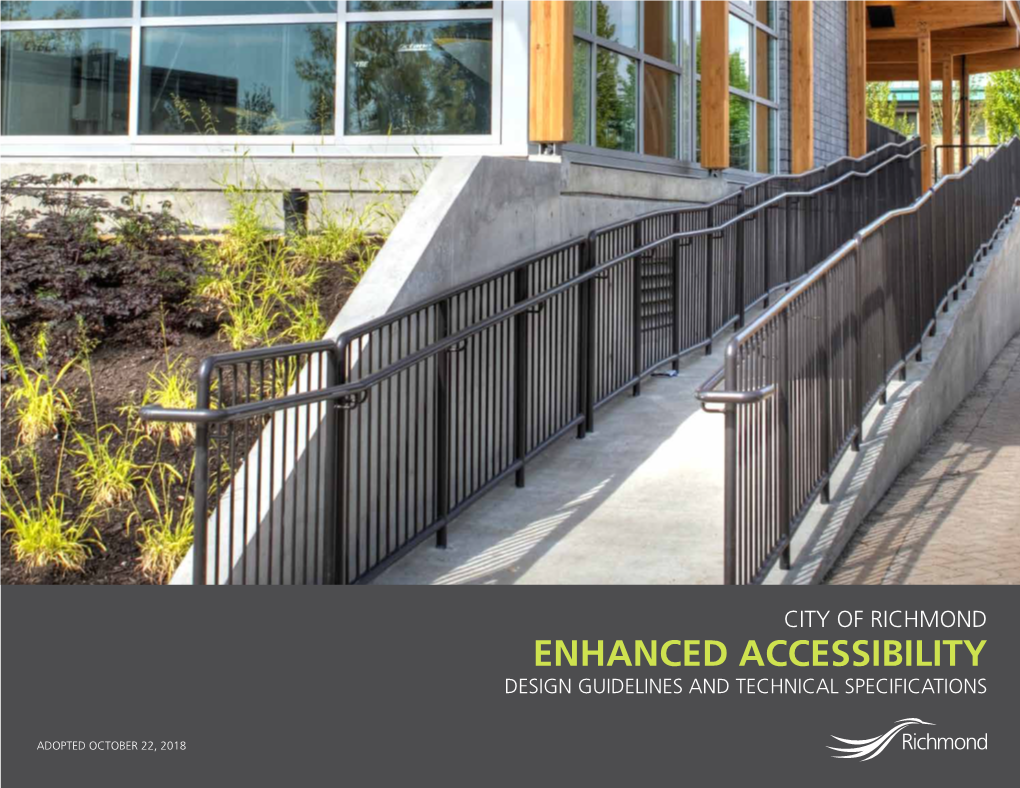 Enhanced Accessibility Design Guidelines and Technical Specifications