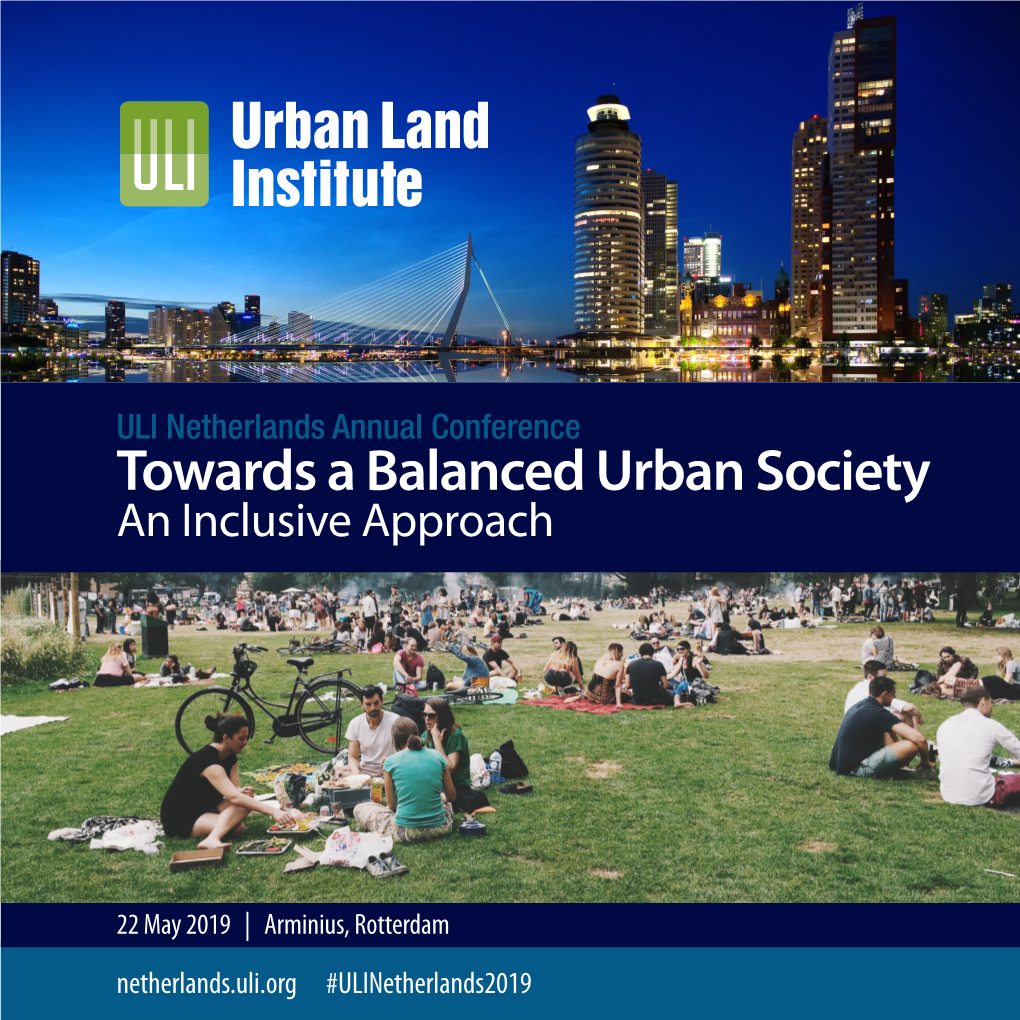 Towards a Balanced Urban Society an Inclusive Approach