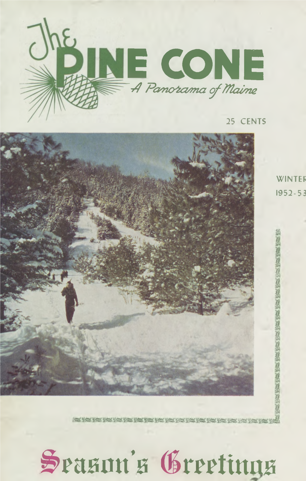 The Pine Cone, Winter 1952-53