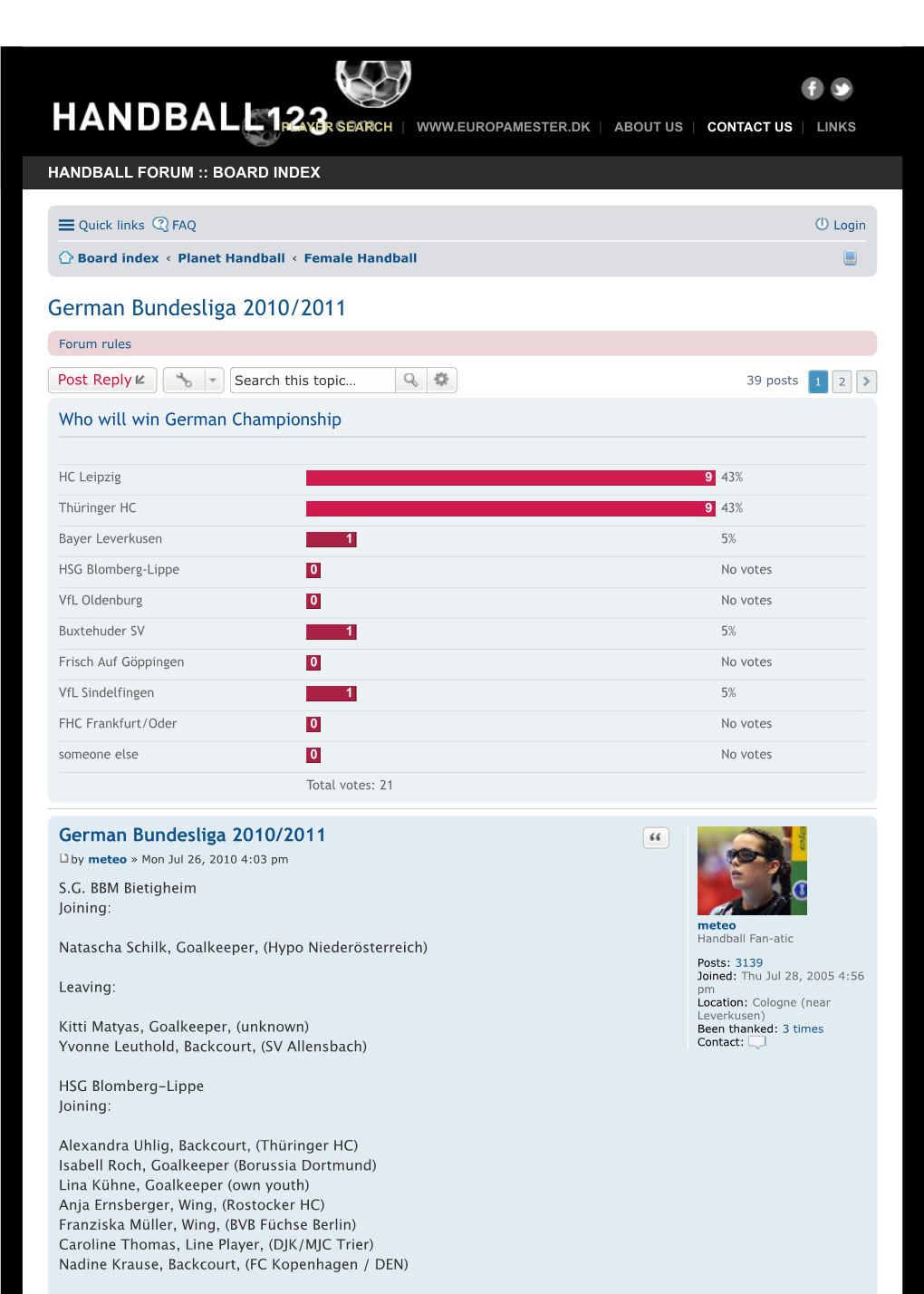 German Bundesliga 2010/2011