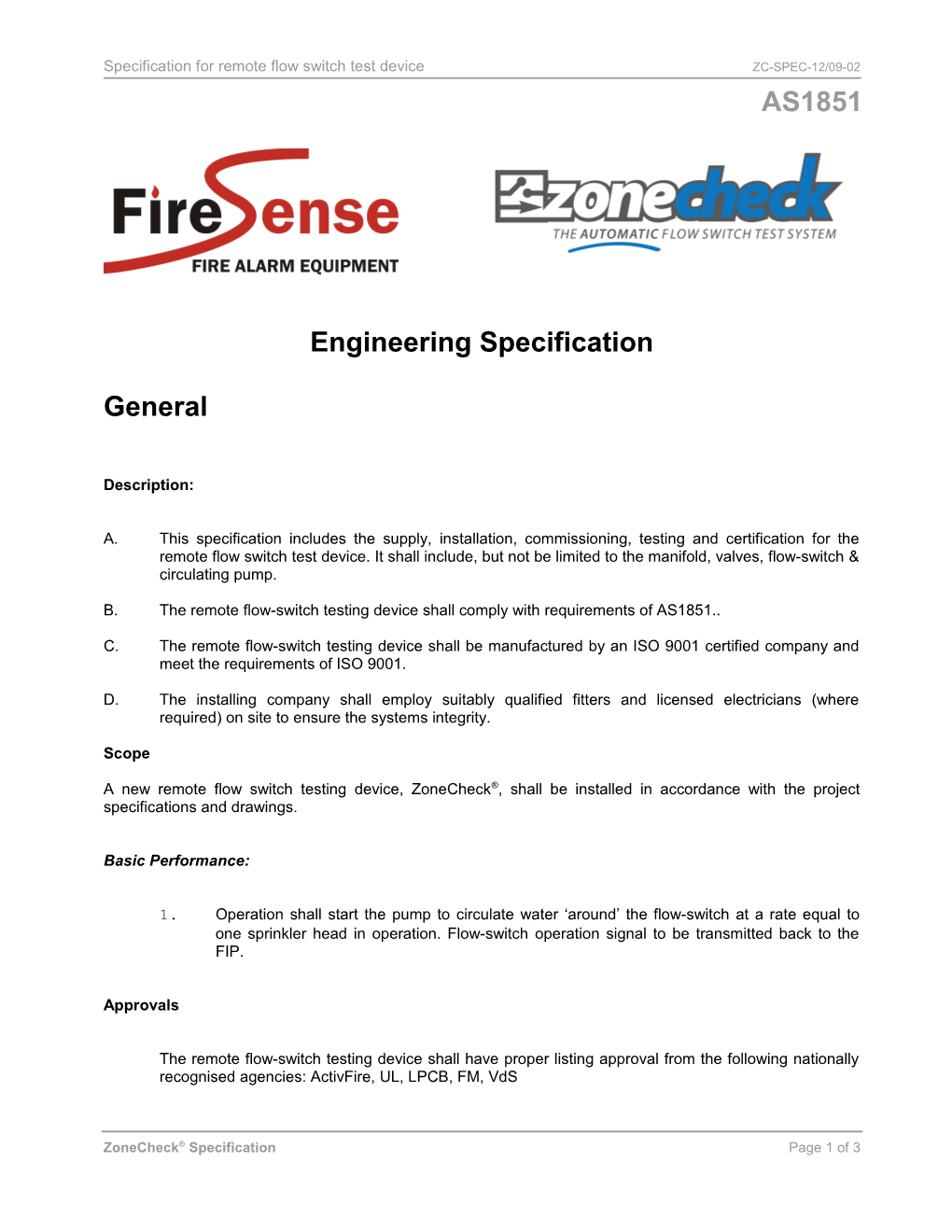 Engineering Specification