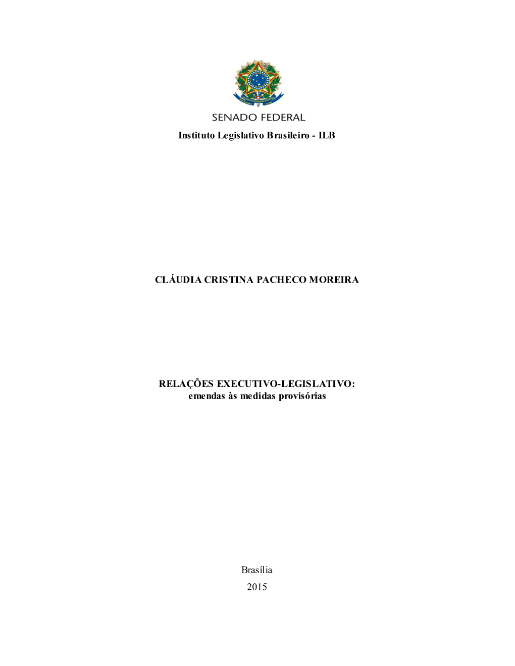 Instituto Legislativo Brasileiro - ILB