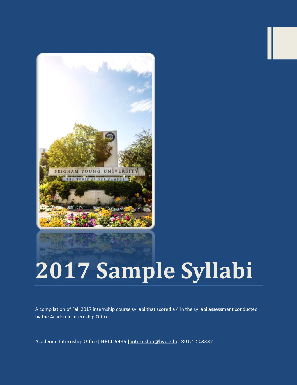 2017 Sample Syllabi