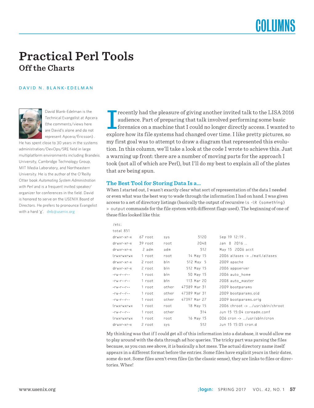 Practical Perl Tools: Off the Charts (PDF)