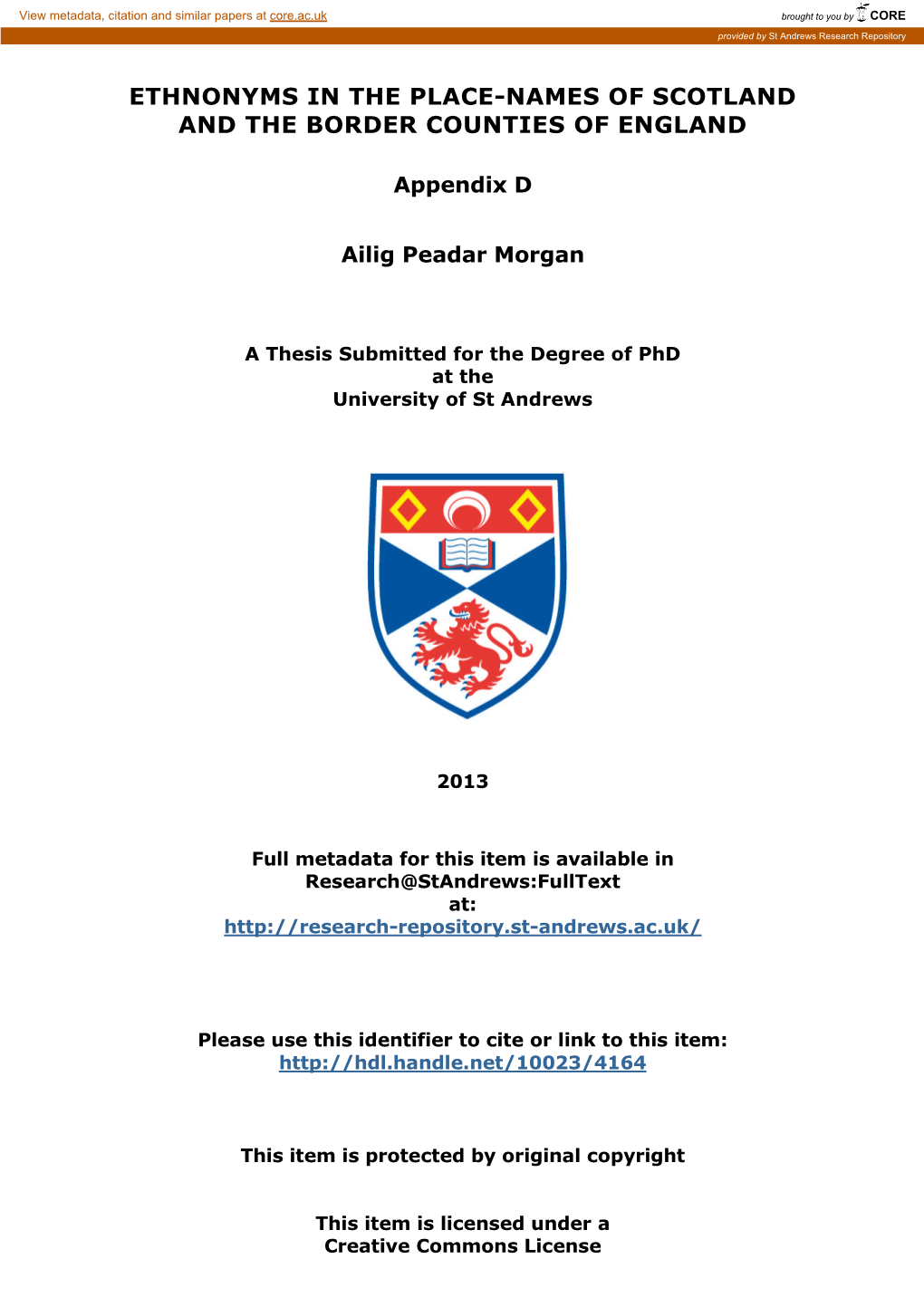 Ailig Morgan Phd Thesis Appendix D