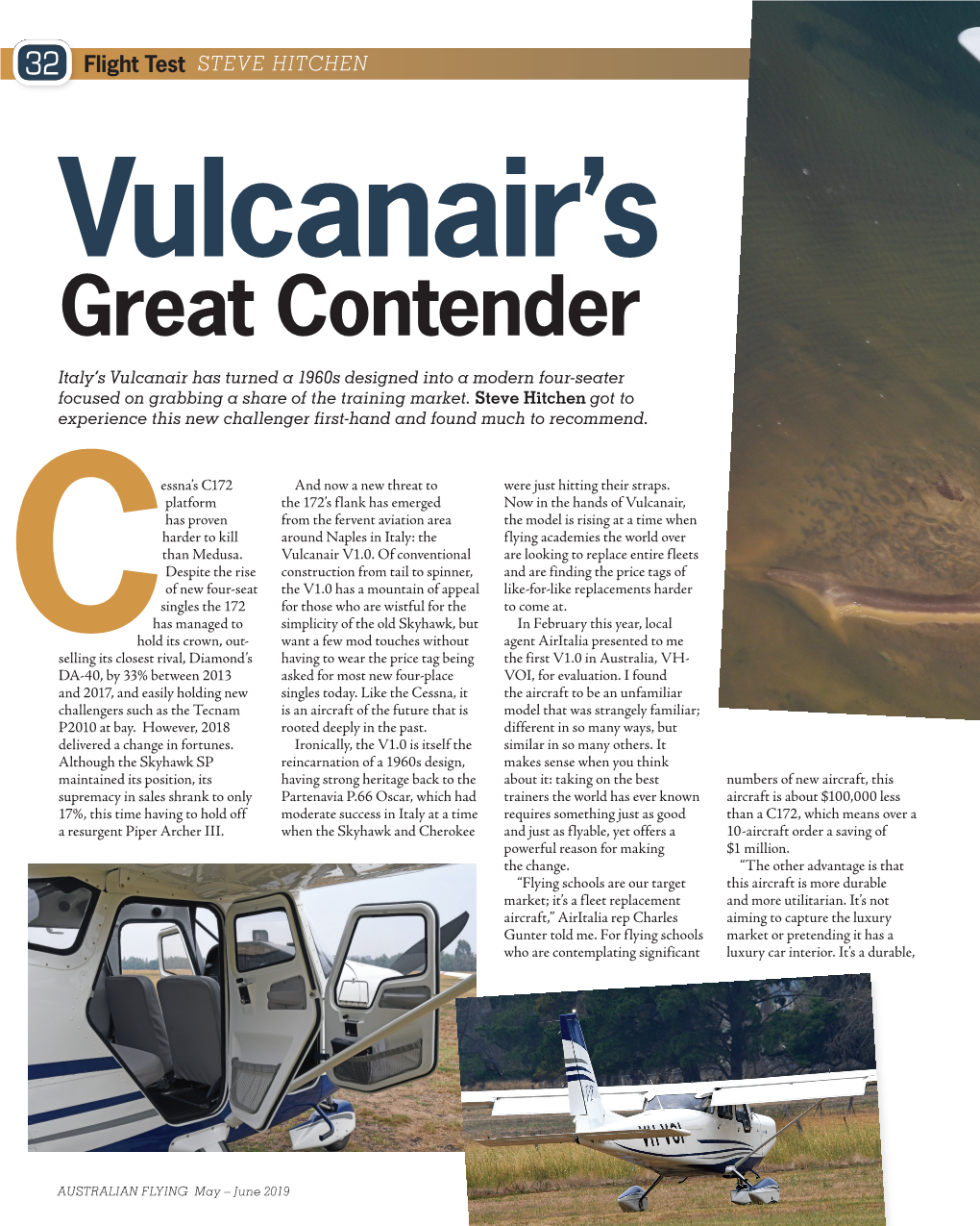 Great Contender Italy’S Vulcanair Has Turned a 1960S Designed Into a Modern Four-Seater Focused on Grabbing a Share of the Training Market