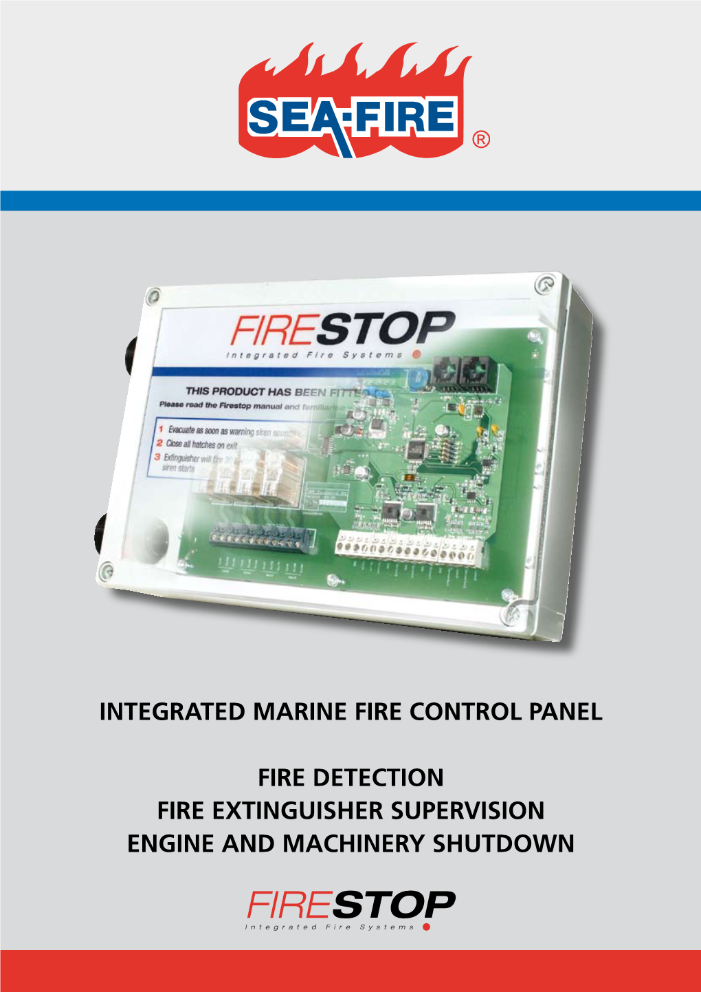 Integrated Marine Fire Control Panel Fire Detection Fire Extinguisher