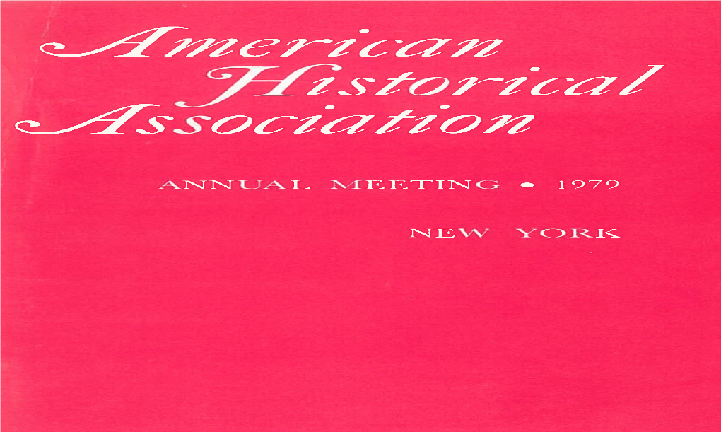 1979 Annual Meeting Program.Pdf