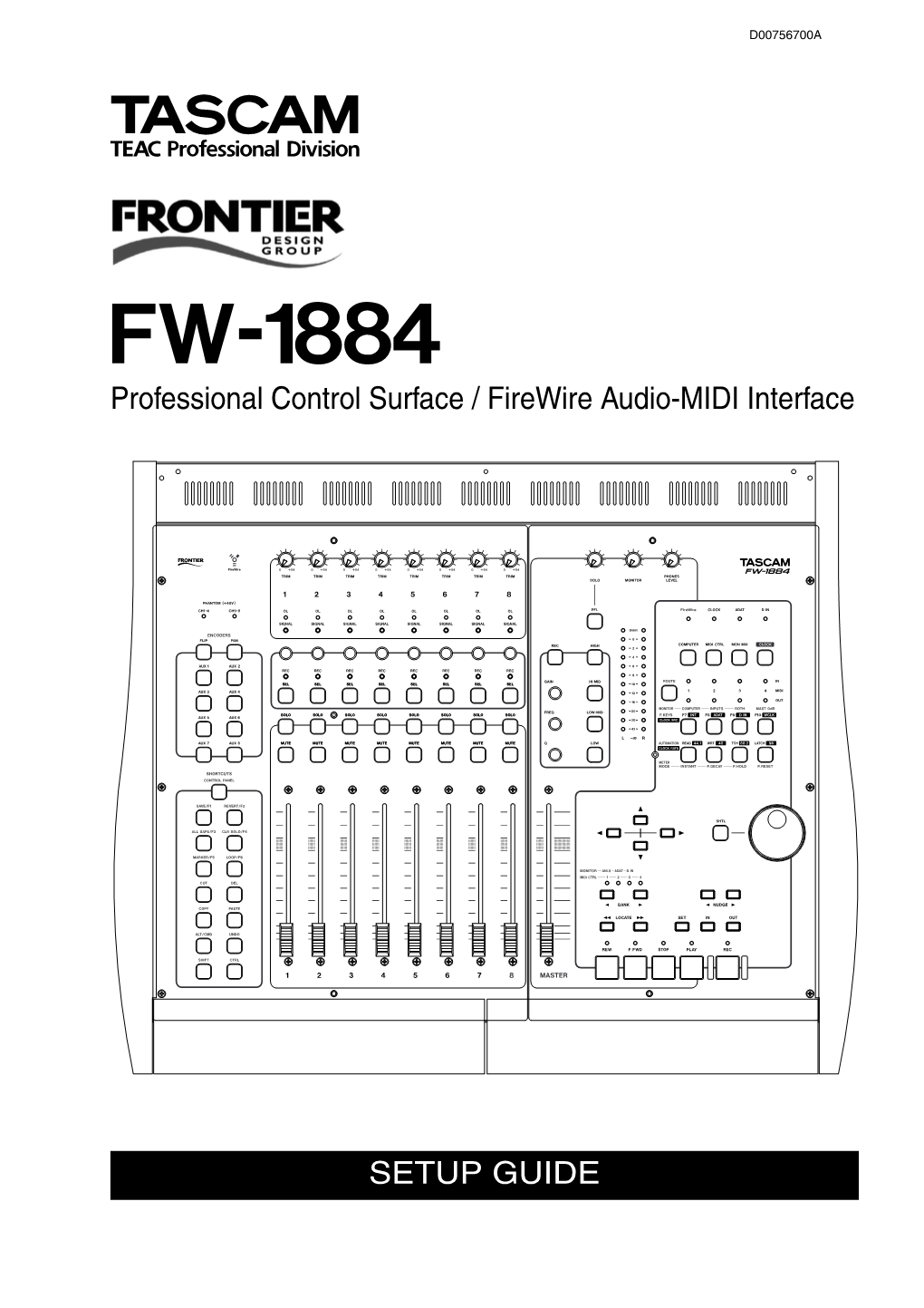 FW-1884 Professional Control Surface / Firewire Audio-MIDI Interface