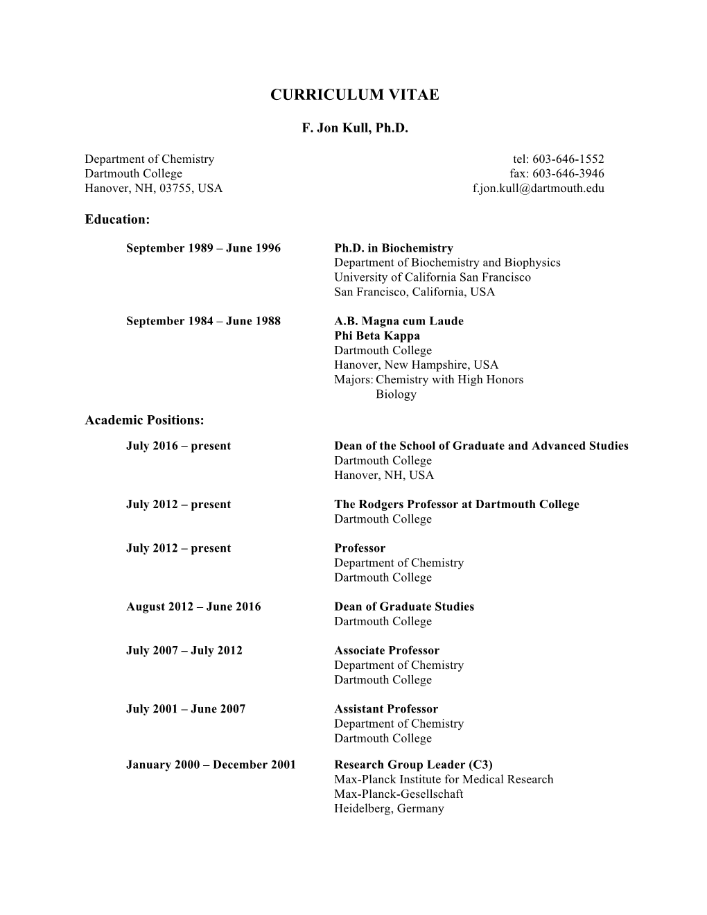 Kull CV Current