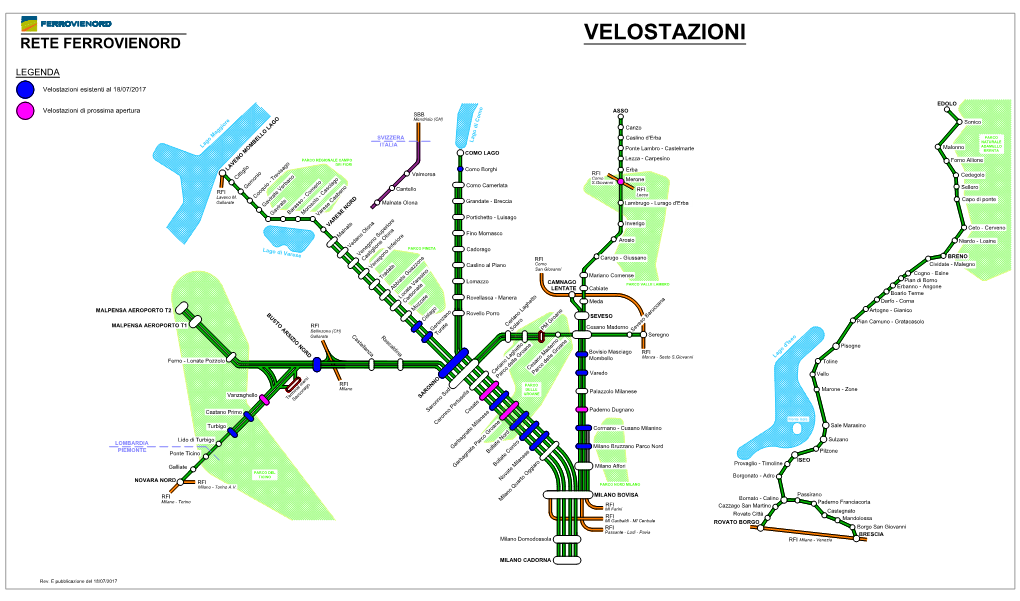 Velostazioni Rete Ferrovienord