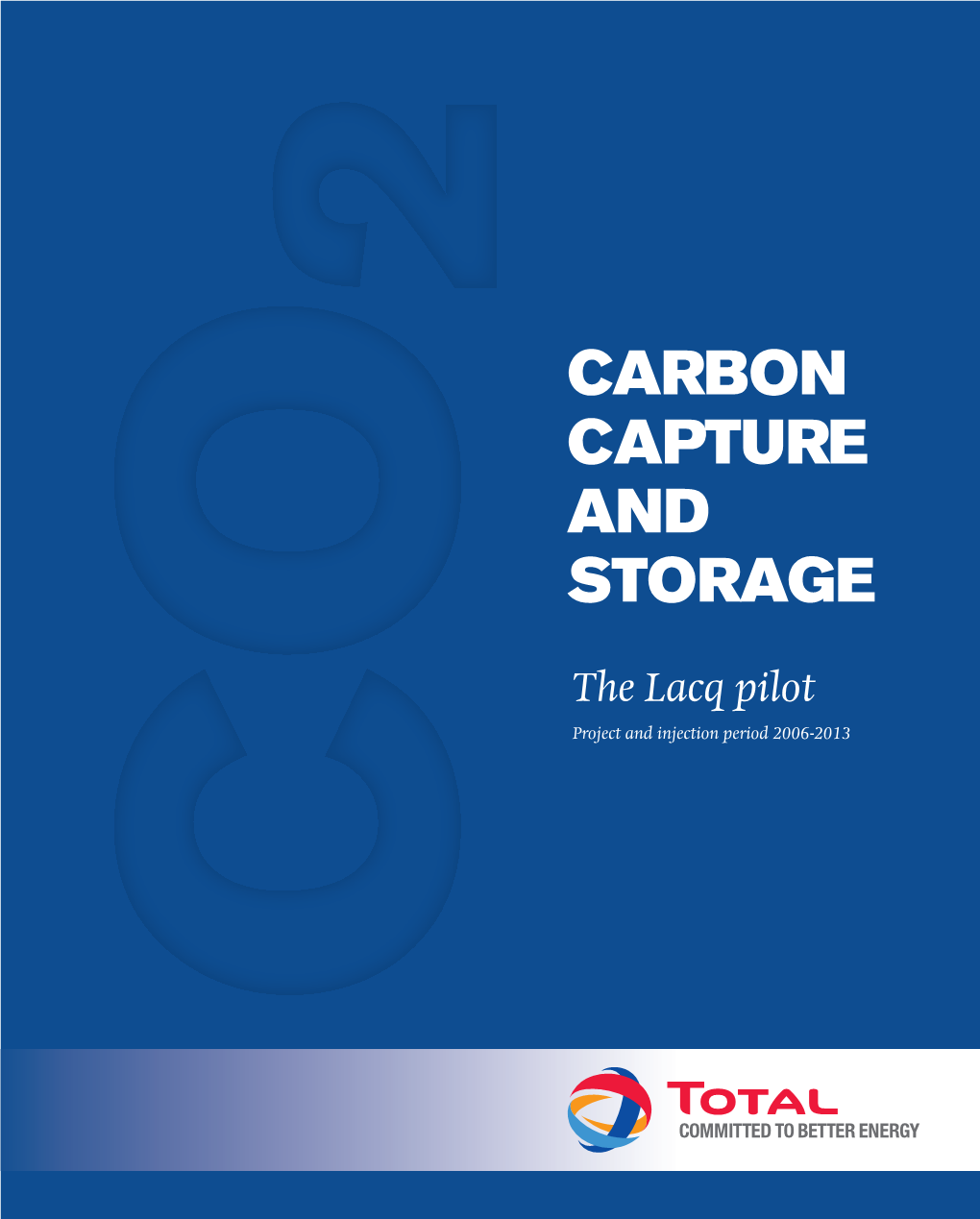 Carbon Capture and Storage: the Lacq Pilot. Project and Injection Period