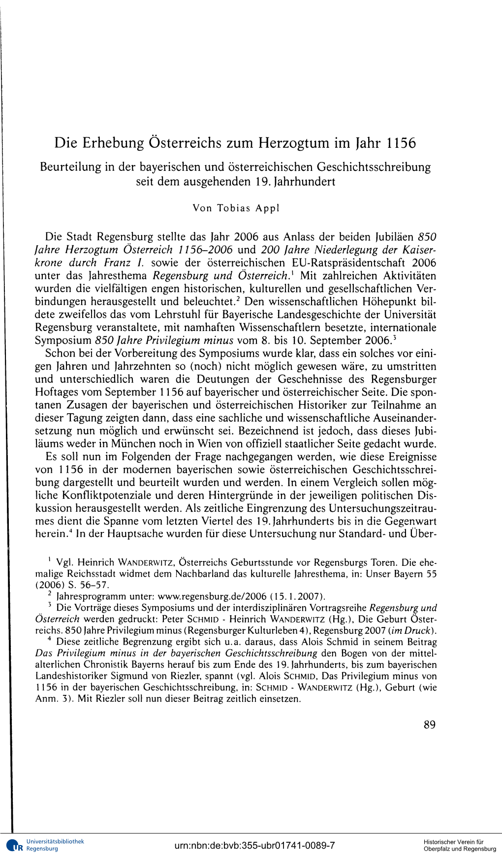 Die Erhebung Österreichs Zum Herzogtum Im Jahr 1156