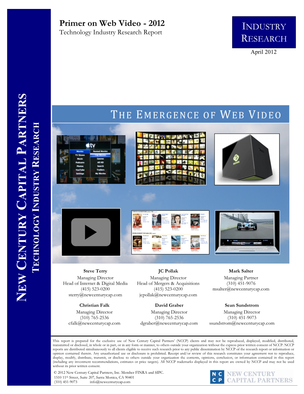 The Emergence of Web Video