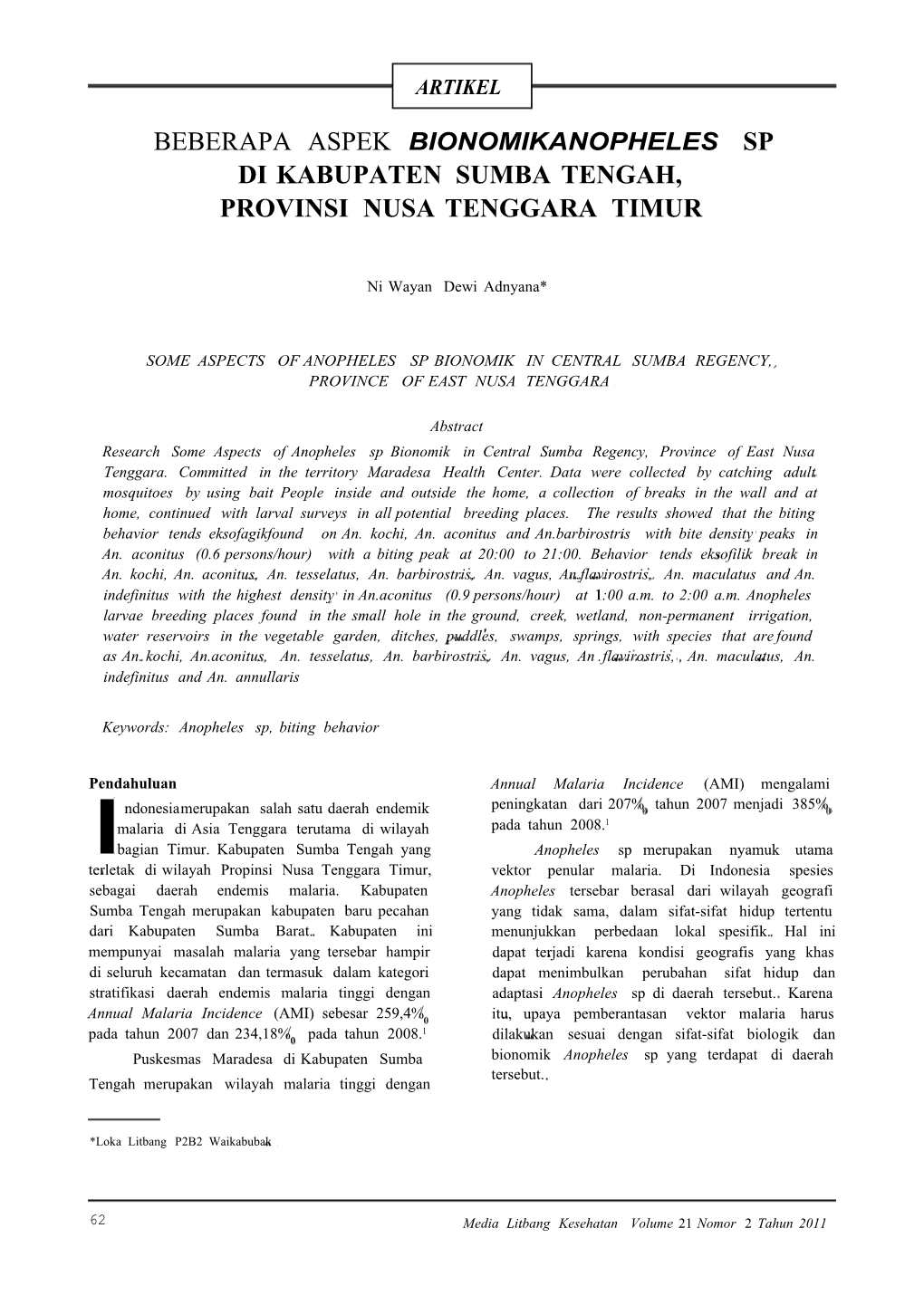 Di Kabupaten Sumba Tengah, Provinsi Nusa Tenggara Timur