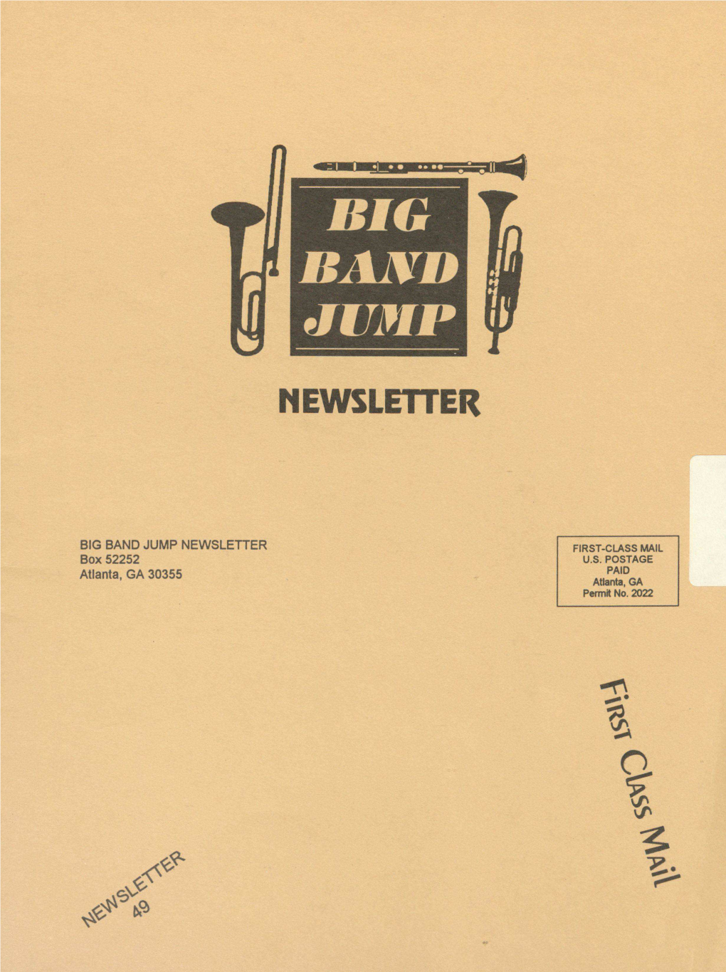 Big Band Jump Newsletter