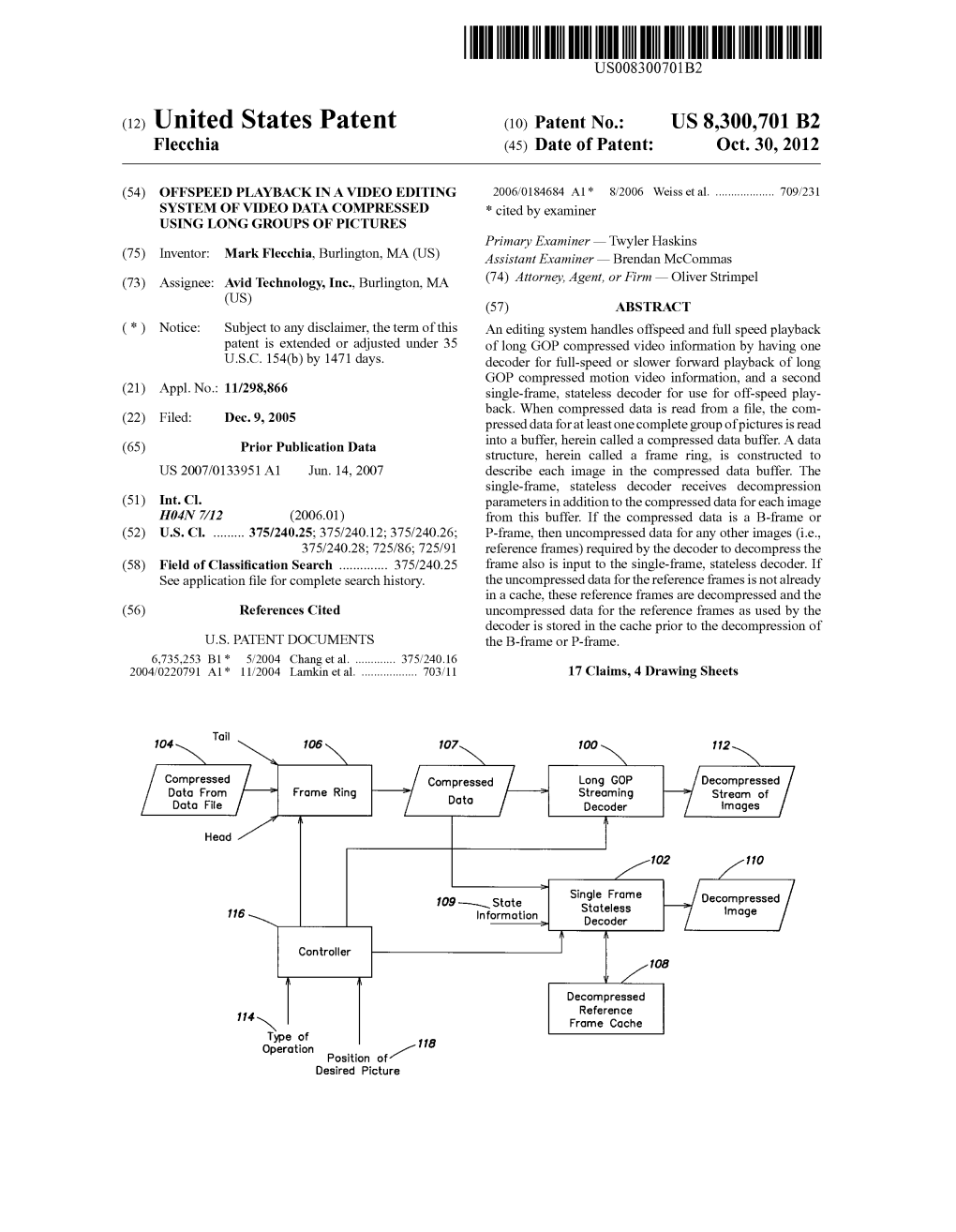 (12) United States Patent (10) Patent No.: US 8,300,701 B2 Flecchia (45) Date of Patent: Oct