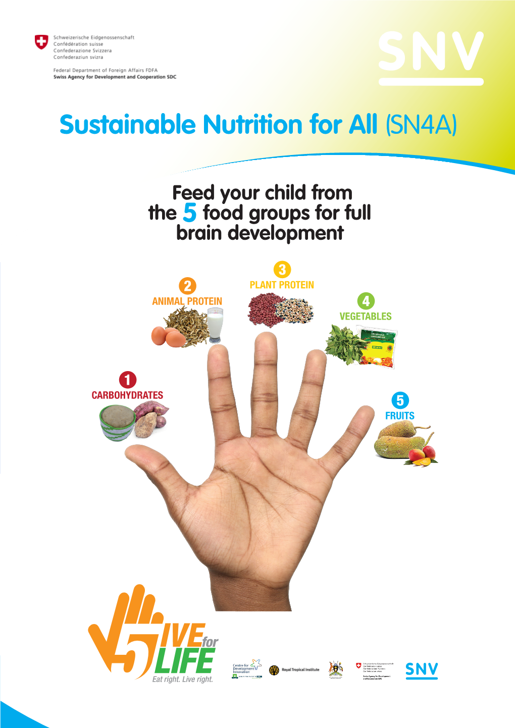Sustainable Nutrition for All (SN4A) the Sustainable Nutrition for All (SN4A) Is a Three Year Project Being Funded by Swiss Development Co-Operation