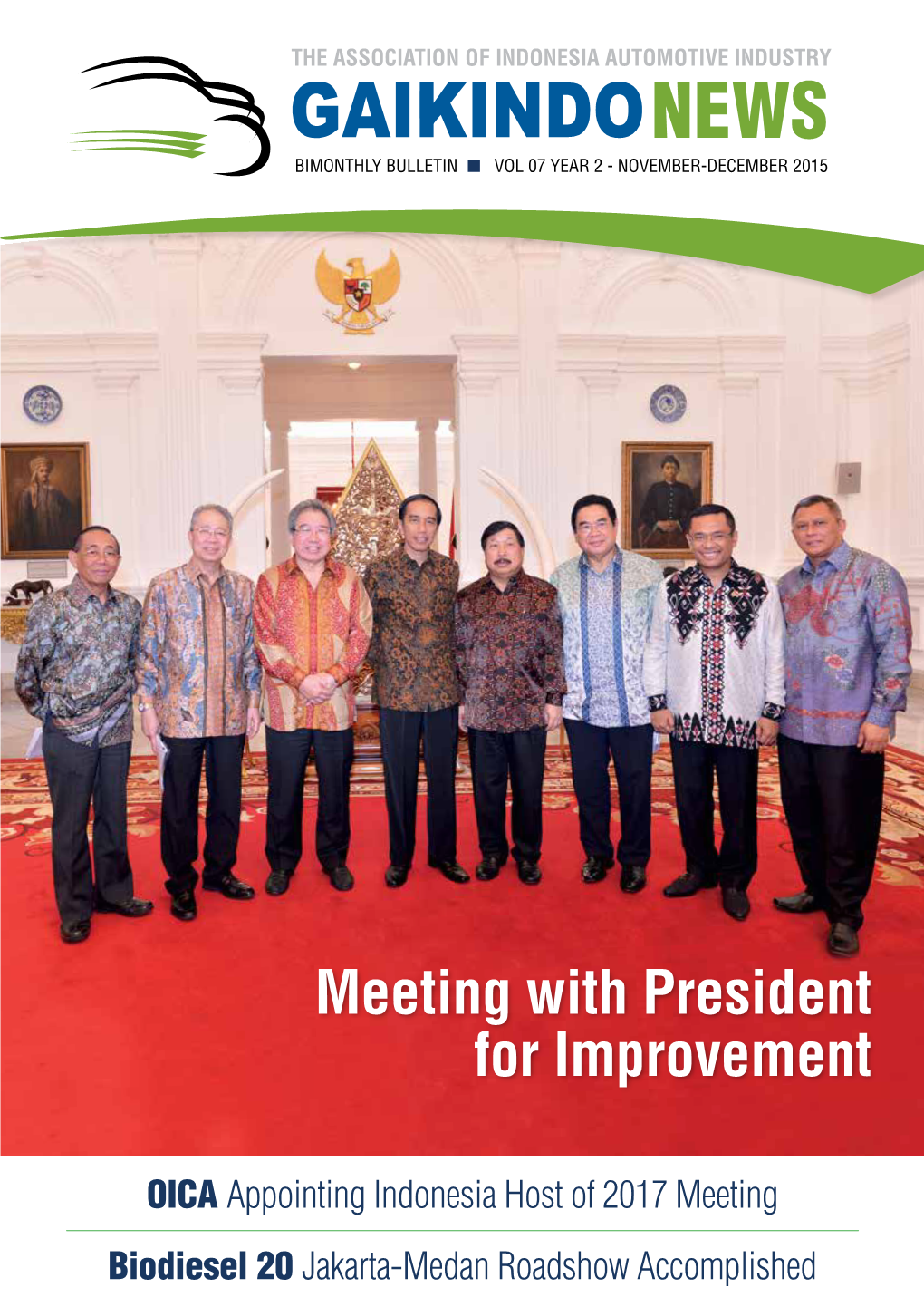 Meeting with President for Improvement