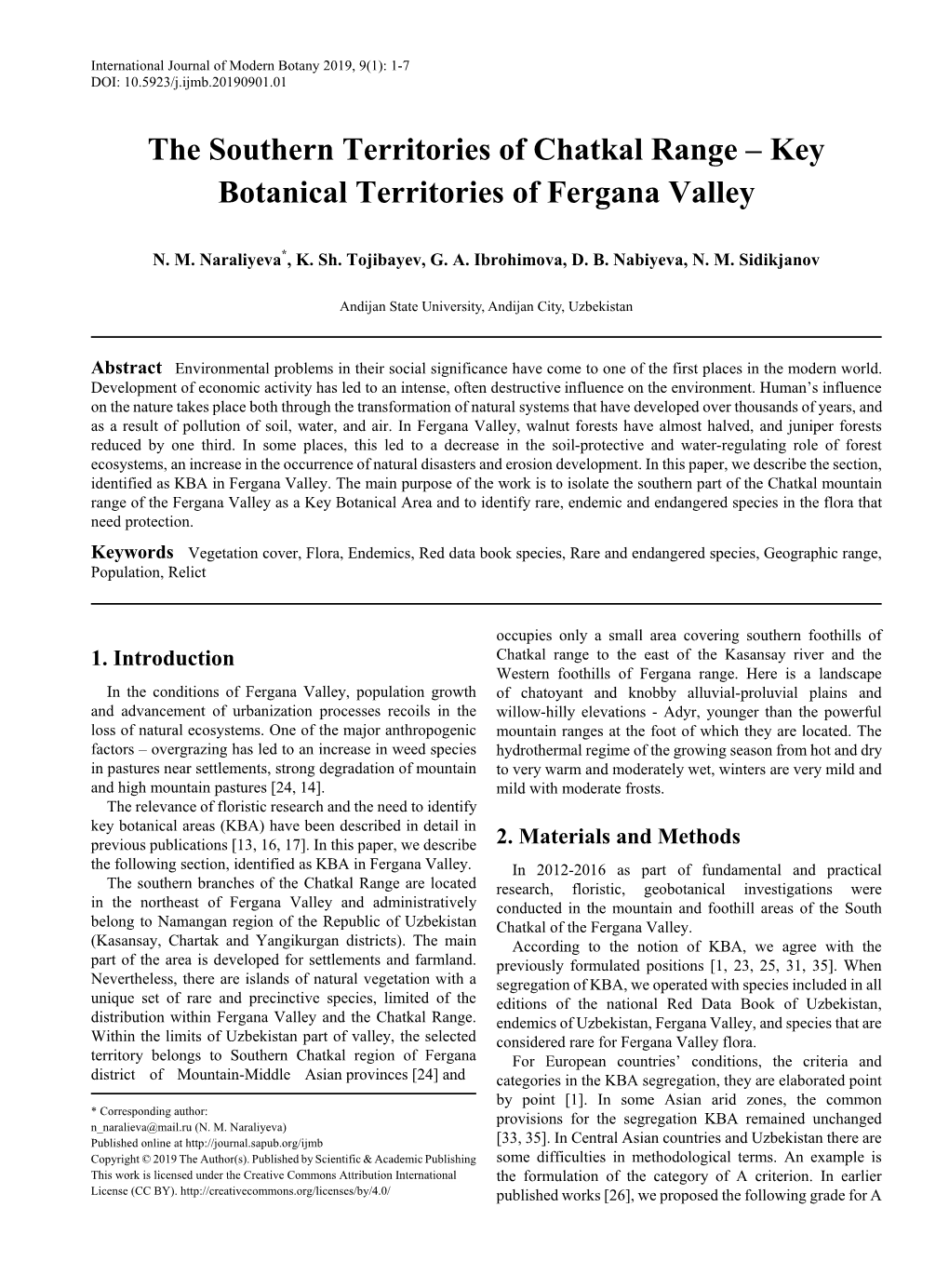 Vegetation Cover, Flora, Endemics, Red Data Book Species, Rare and Endangered Species, Geographic Range, Population, Relict