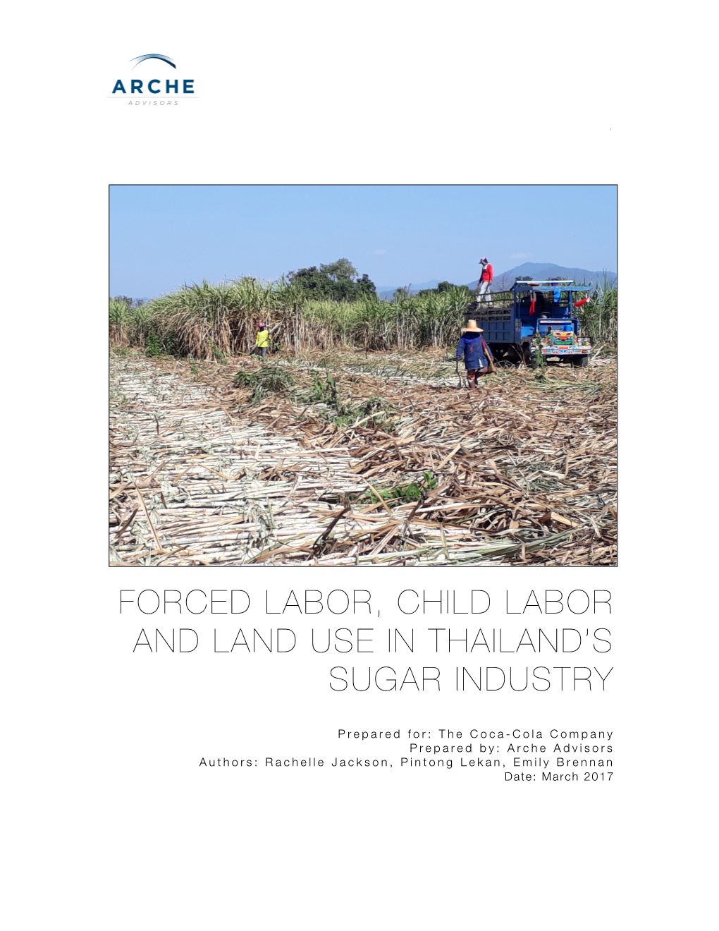 Forced Labor, Child Labor and Land Use in Thailand's