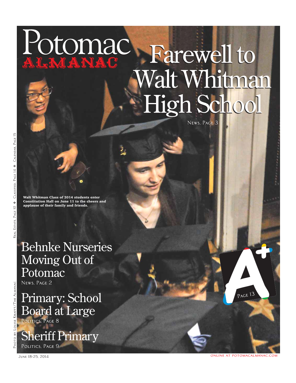 Potomacpotomac Farewellfarewell Toto Waltwalt Whitmanwhitman Highhigh Schoolschool News,News, Pagepage 33