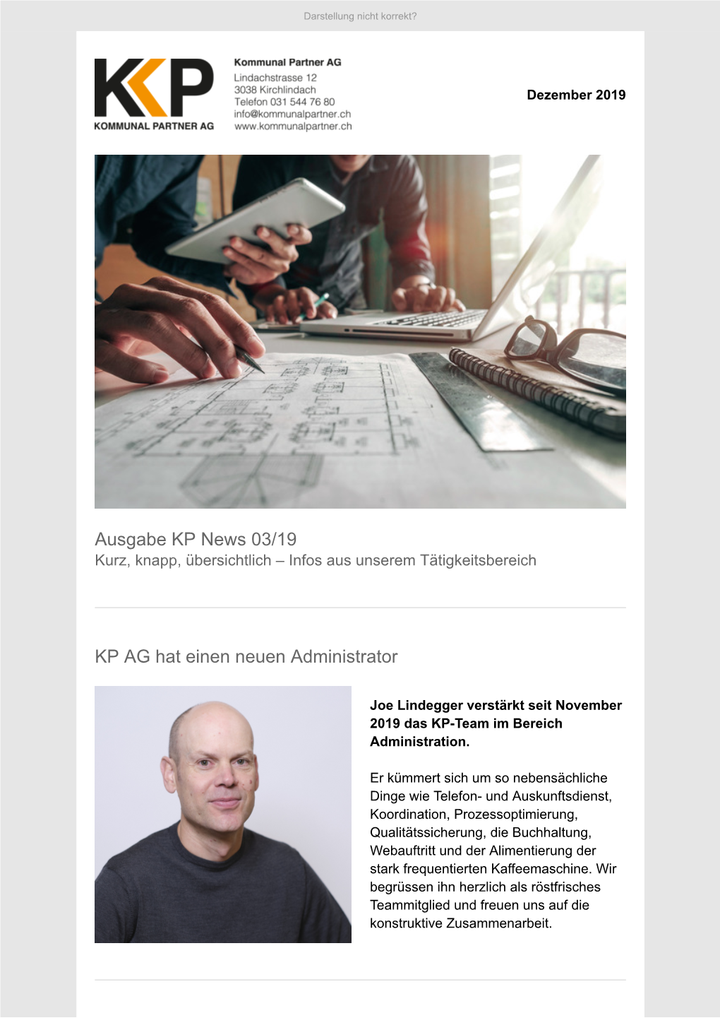 Ausgabe KP News 03/19 KP AG Hat Einen Neuen Administrator