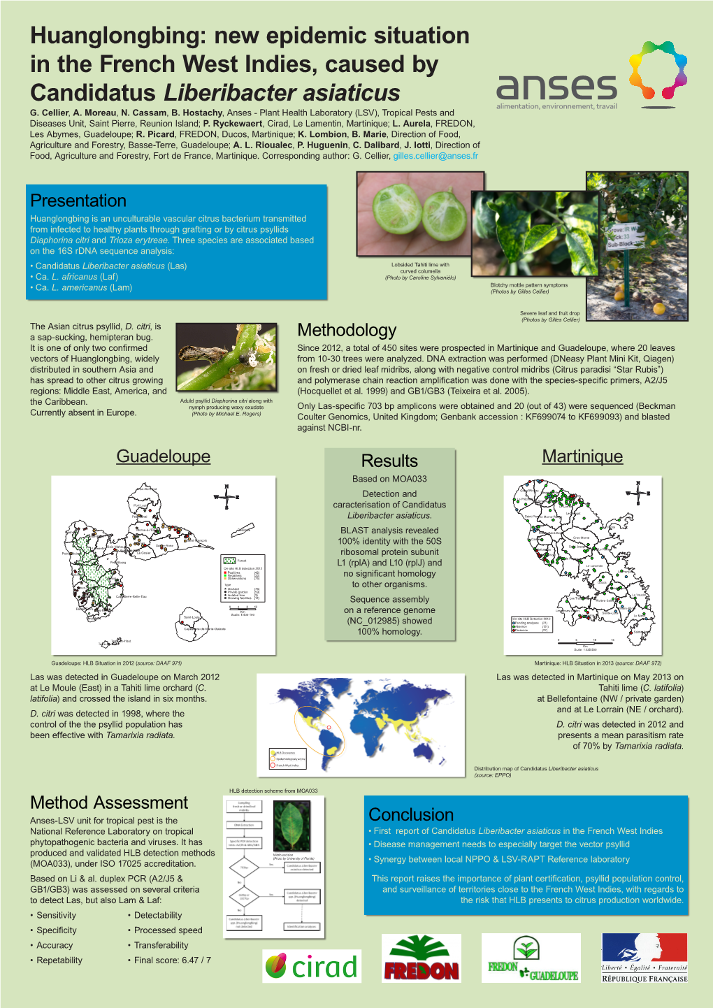 Conclusion Method Assessment Guadeloupe Martinique