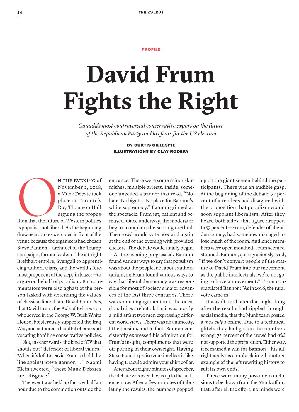 David Frum Fights the Right