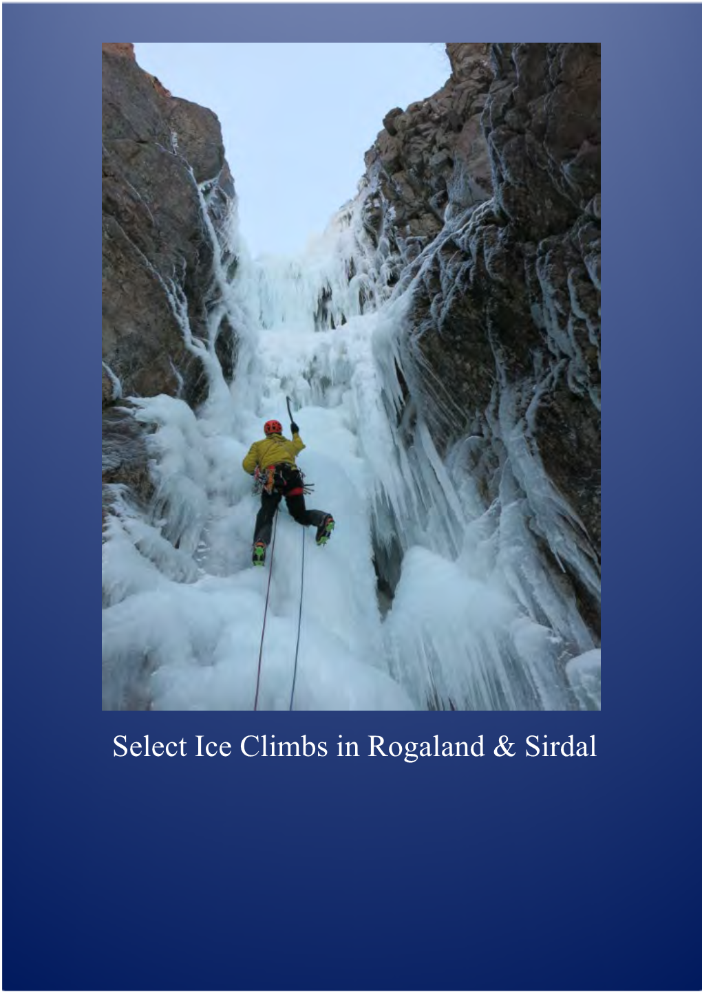 Ice Climbing in Rogaland