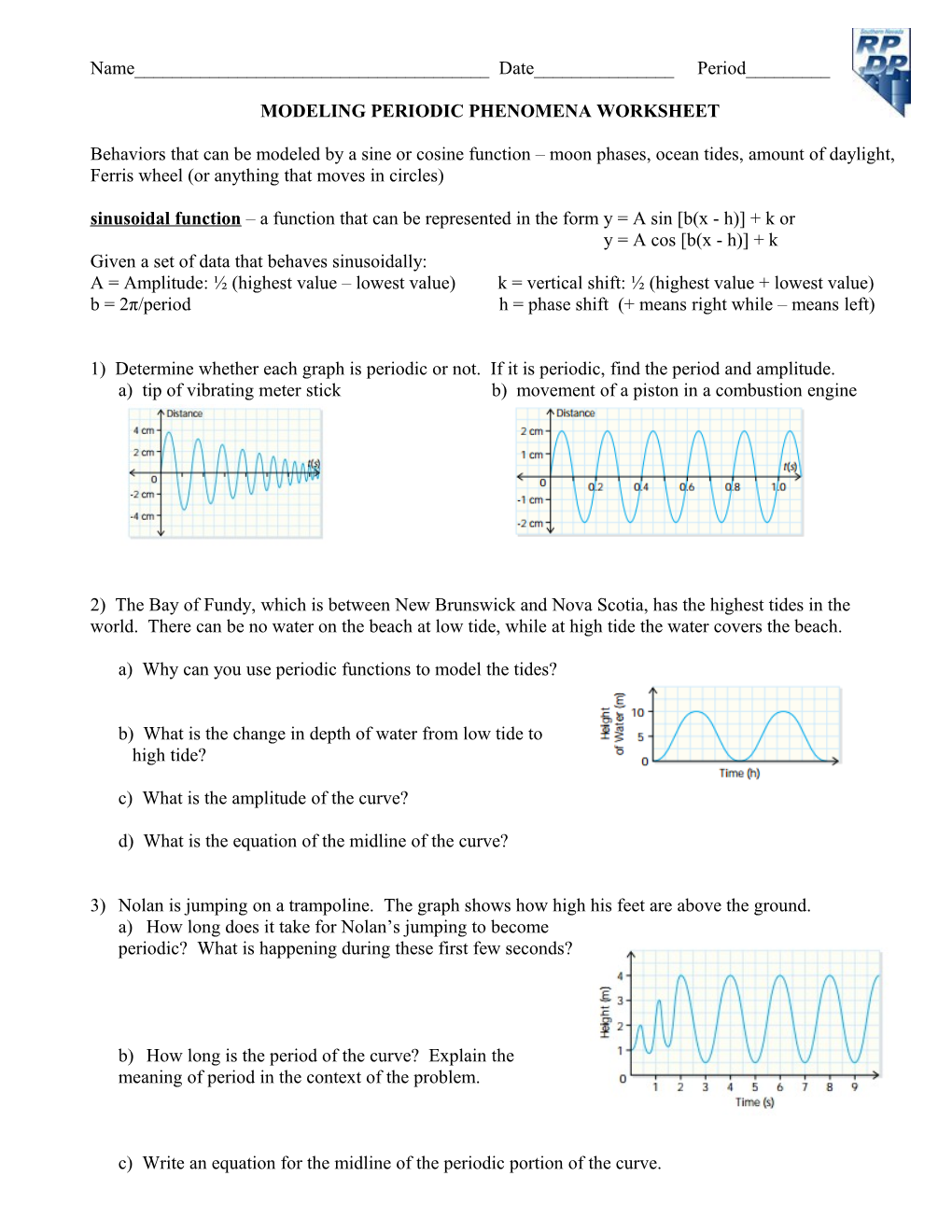 Complex Numbers Worksheet