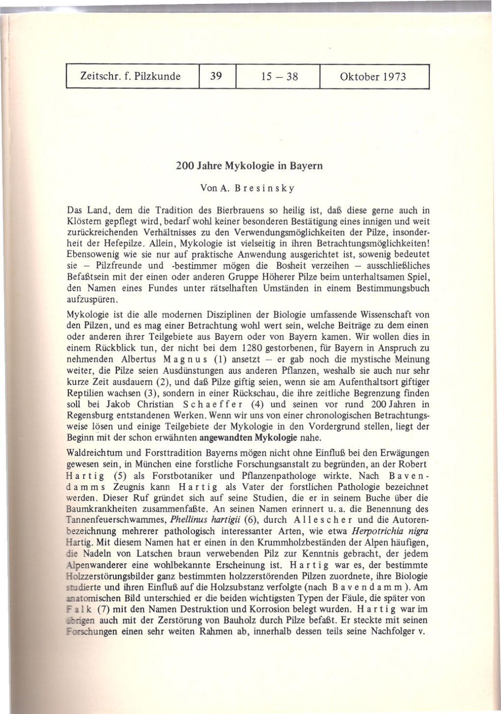 Zeitsehr. F. Pilzkunde Oktober 1973 15