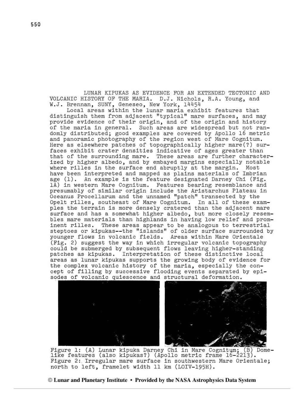 Lunar Kipukas As Evidence for an Extended Tectonic and Volcanic History of the Maria