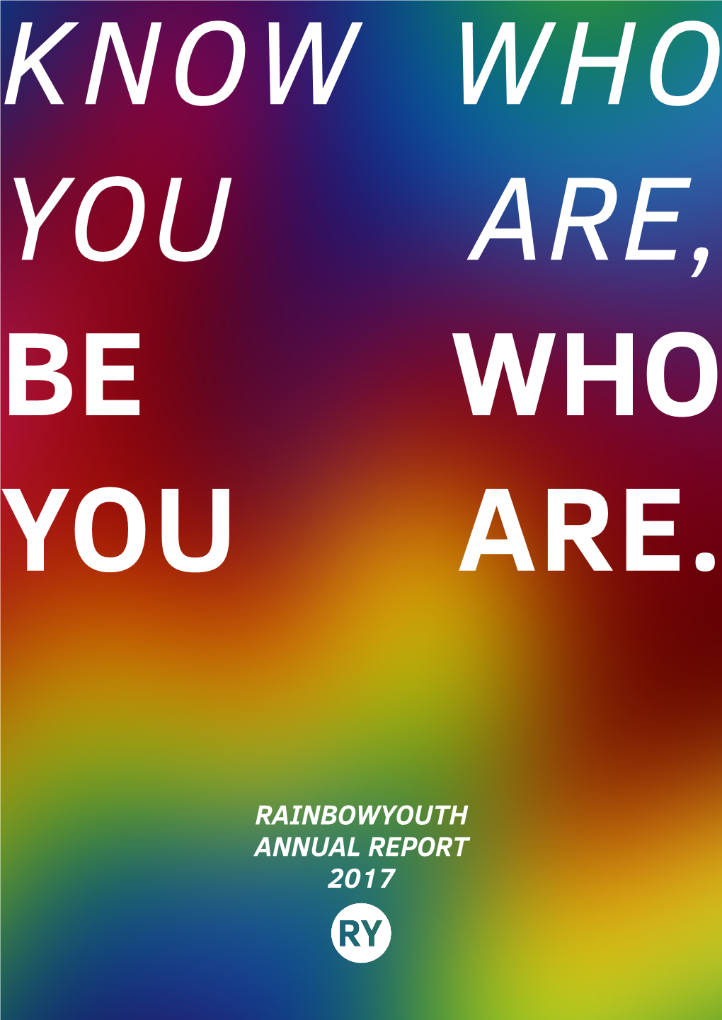 Rainbowyouth 2017 Annual Report