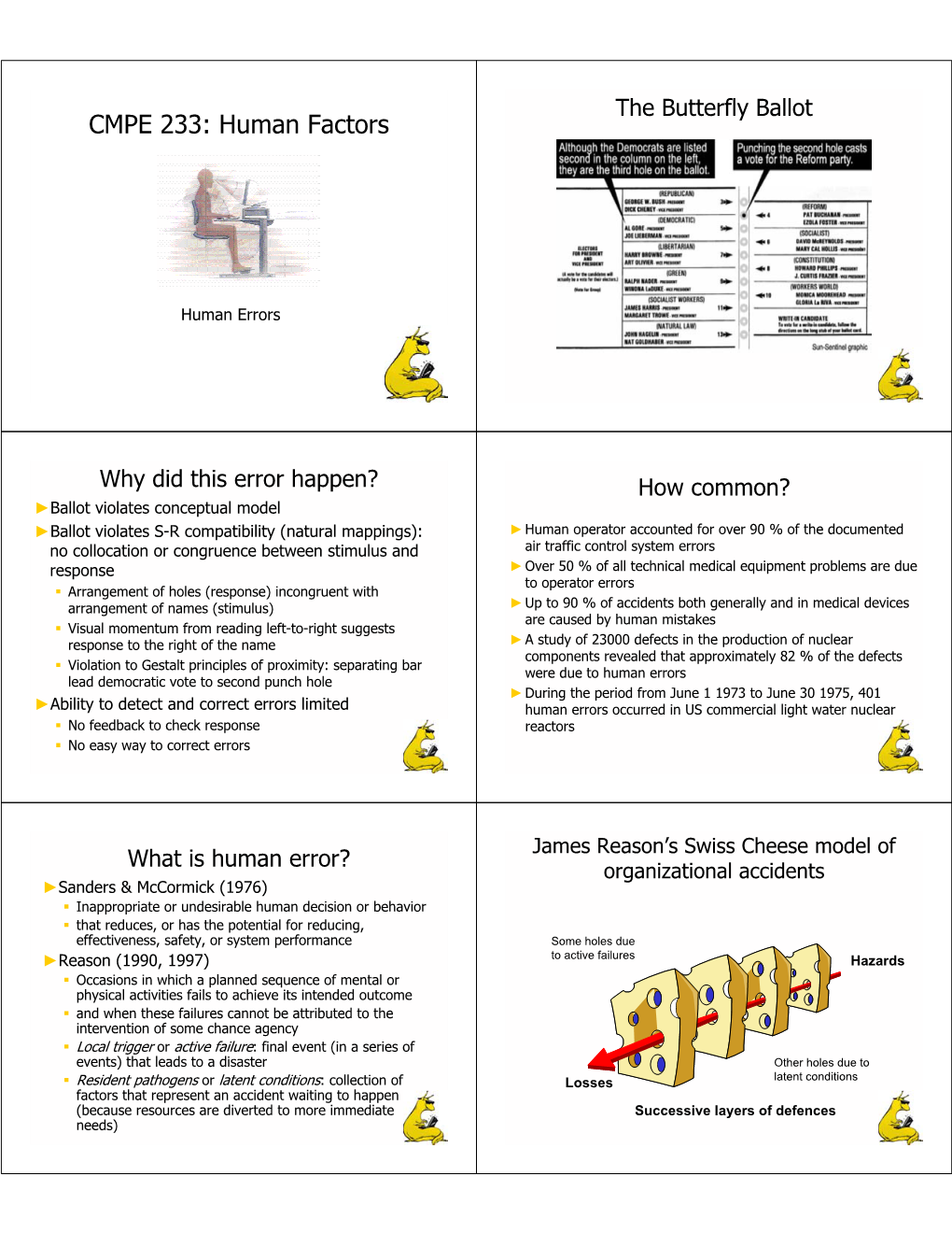 CMPE 233: Human Factors