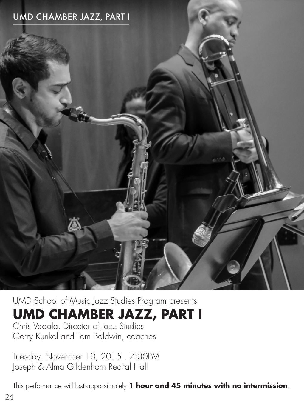 Umd Chamber Jazz, Part I